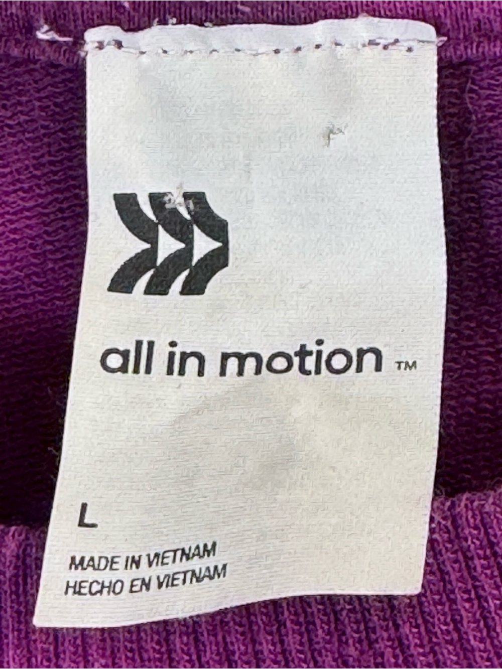All in Motion Women’s Tie Dye Oversized Sweatshirt Berry Purple Size Large - Picture 7 of 11